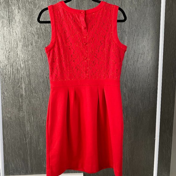 Jacob Red Lace Top Dress - Picture 2 of 7